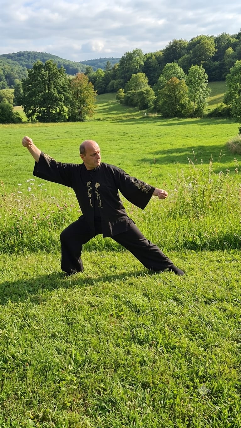 Curs Tai Chi Bacau - exercitii Yang Style in grup